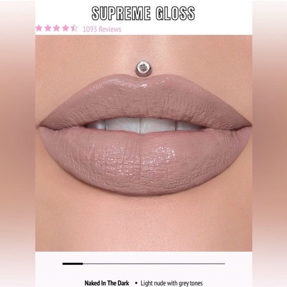 Jeffree Star Other - JEFFREE STAR COSMETICS NIB SUPREME LIP GLOSS NAKED IN THE DARK